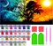 DIY 5D Full Square Diamond Painting by Number Kits for Adults (Day & Night Tree) 15.75 x 3.94 x 1.18 inches